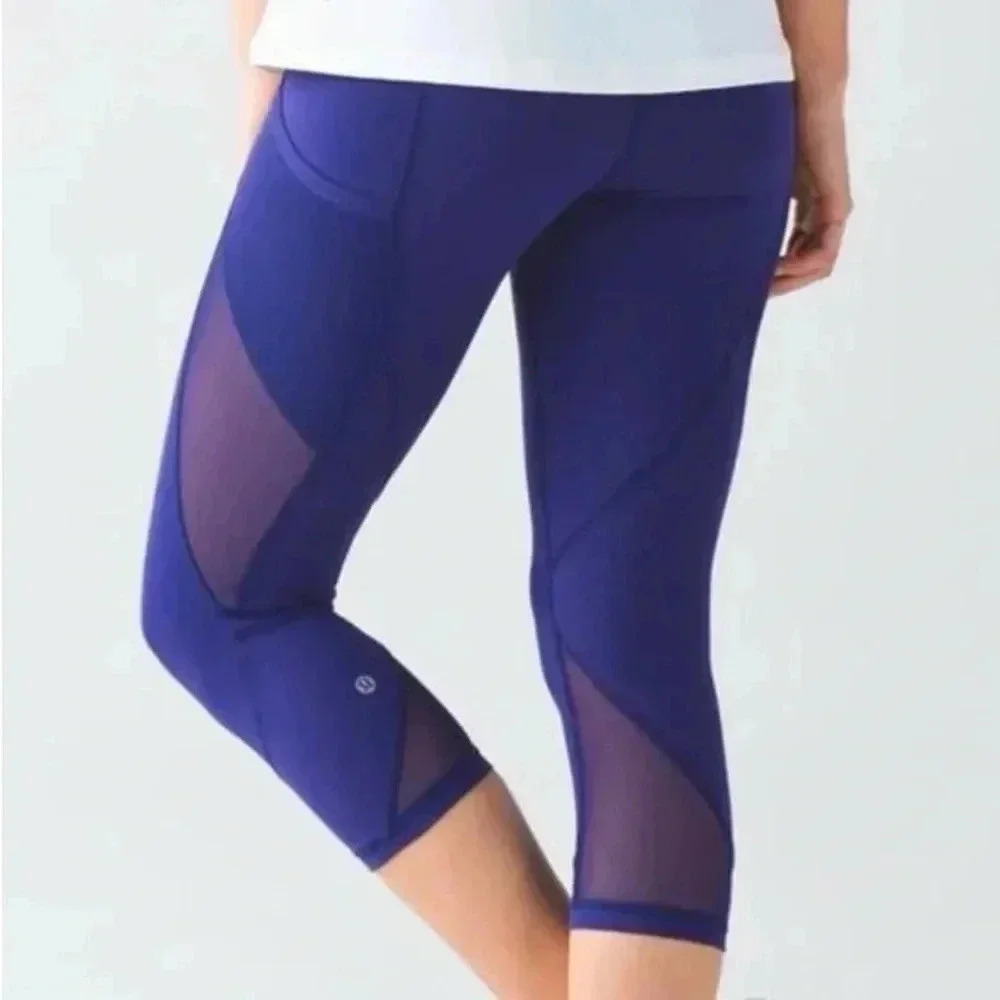 lululemon Fast As Light Crops Size 4 - Picture 5 of 9